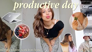 PRODUCTIVE SUMMER DAY IN MY LIFE  routine in my new apartment work from home car mukbangs 🧸 [upl. by Yoccm]