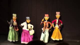 Danses Indiennes  Marionnettes Kathputli du Rajasthan [upl. by Ardnael]