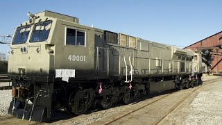 HighTech Locomotive For IndianRailways  4500 Horsepower WDG4G Testing at GE United States [upl. by Trebmal269]