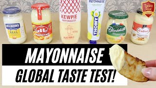 MAYONNAISE TASTE TEST  Is this the Worlds BEST Mayo  Hellmanns amp Best Foods versus the World [upl. by Tierney791]