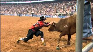 Bullfighters at Rodeo Houston [upl. by Crelin]