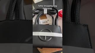 TELFAR BAG UNBOXING 🖤fashion style blackownedbusiness ytshorts shorts telfarbag telfytv dc [upl. by Floss750]