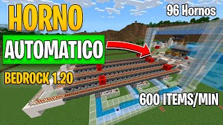 Horno Industral 100 Automatico Minecraft Bedrock 120 [upl. by Notwal909]