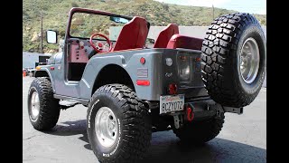 1971 Jeep CJ5 test drive at Laguna Classic Cars [upl. by Nica305]