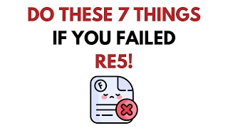 Do These 7 Things if You Failed RE5 [upl. by Ankeny]