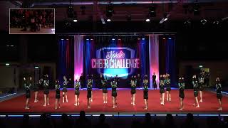 24 Twisters Cheer Elite Minior White M1  Nordic Cheer Challenge 2022 [upl. by Wehtam18]