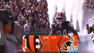 Bengals vs Browns NFL On CBS IntroTheme Week 7  NFL 2024 [upl. by Naujat]