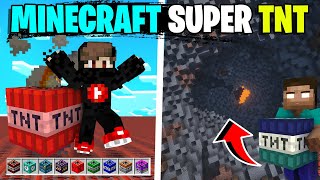 Minecraft but there are more tnt  Minecraft tnt part 2 [upl. by Latimore]