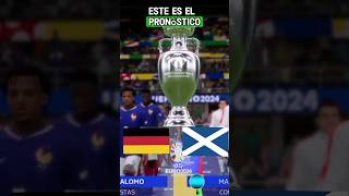 ⚽ Pronóstico ALEMANIA vs ESCOCIA HOY 🏆 Eurocopa 2024 futbol euro2024 copaamerica [upl. by Ahsino560]