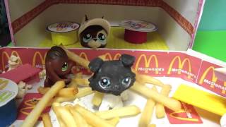 LITTLEST PET SHOP quotMcDONALD´S SCARY MEALquot english [upl. by Zanas]