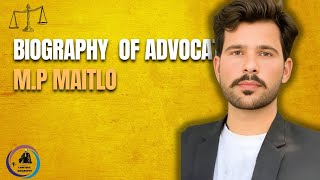 Biography of advocate MP Maitlo [upl. by Asiel]