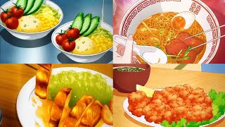 Aesthetic Anime Food Compilation [upl. by Nirehs977]