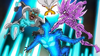 COSMIC GAROU vs BOROS amp SAITAMA amp Blast fan animation  Saitama vs blast PART 7 ONE PUNCH MAN [upl. by Ginnifer]