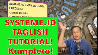 Systemeio Tutorial in Tagalog Build a Marketing Funnel in Tagalog English Step by Step [upl. by Adeirf779]