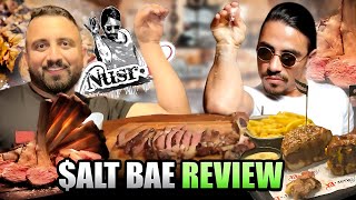 SALT BAE  Dinner At Worlds Famous NusrEt Restaurant  Traditional Turkish Breakfast  ISTANBUL [upl. by Lau]