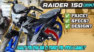 NEW SUZUKI RAIDER150 FI🔥SpecsFeaturesPrice and installment！ [upl. by Aleahs]