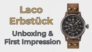 Laco Paderborn Erbstück Unboxing amp First Impression  The Nicest Laco Watch [upl. by Aissert209]