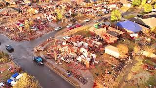 11032024 Oklahoma City OK  Tornado damage [upl. by Adnalay505]