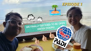 TIOMAN ISLAND Episode 1  Our PADI OWD journey begins with BampJ dive center [upl. by Kiefer]