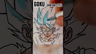 Drawing Goku In Shintani Style [upl. by Ettolrahc]