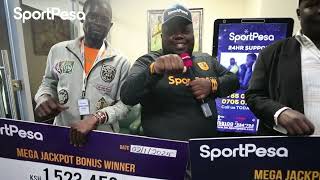 Kshs 15 Million SportPesa Mega Jackpot bonus winners [upl. by Dazhehs455]