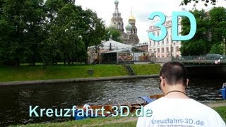 3DVideo AIDA Reisebericht Ostsee Kreuzfahrt  Tag 5  St Petersburg Russland mit AIDAbella [upl. by Eessej]