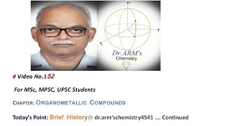 Organometallic Compounds Brief History continueddrarmschemistry4541 [upl. by Iaria647]