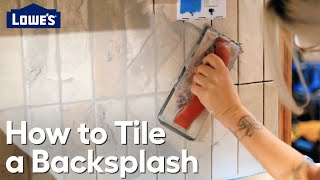 How To Tile a Backsplash  A StepbyStep Guide [upl. by Nyledaj266]