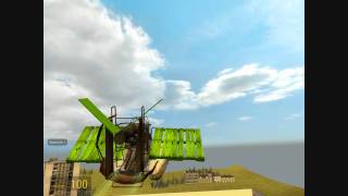 Gmod My Zero Gravity Airboat HD [upl. by Blossom423]