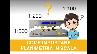 esempio DOCFA  come importare planimetria in scala [upl. by Ardnohsal102]