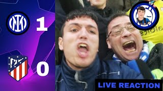 DELIRIO PER ARNAUTOVICCC INTERATLETICO MADRID 10  LIVE REACTION TIFOSI INTERISTI DA SAN SIRO [upl. by Odranoel775]