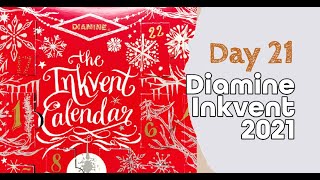 Diamine Inkvent 2021 Day 21 Brandy Snap [upl. by Mazurek460]