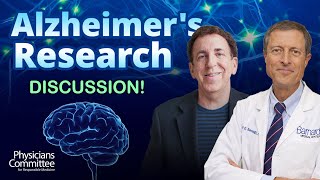 Dr Dean Ornish and Dr Neal Barnard Discuss Alzheimers Research  Live at ICNM [upl. by Burtis]