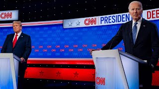 Joe Bidens freezing was absolutely catastrophic in first debate against Trump [upl. by Elinnet]