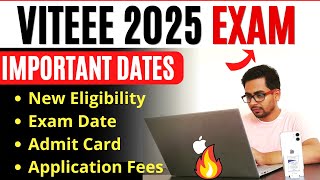 VITEEE 2025 Registration Date Application Form Exam Date Eligibility amp Fees  GyanRoof [upl. by Mignon]