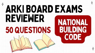 Arki Board Exam Review  National Building Code NBC PD 1096 [upl. by Broderick]