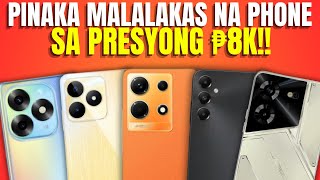 TOP 5 BEST UNDER ₱8K PHONES NGAYONG 2023 [upl. by Odetta998]