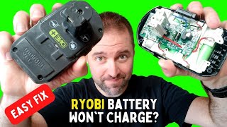 RYOBI 18V Battery Not Working Easy DIY Charging Hack [upl. by Adnical]