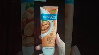 Everyuth naturals exfoliating walnut scrub shortvideo ytshorts skincare youtubeshortstrending [upl. by Eedna]