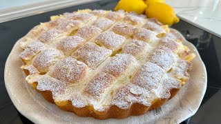 Torta al Limone 🍋 Profumata  Leggera e Super Golosa 🤩 [upl. by Ahsikahs]