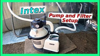 Intex Pump and Filter setup Intex sf901101 [upl. by Smitt]