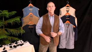 Leather Vest from Concealed Carry Clothiers [upl. by Tjon]