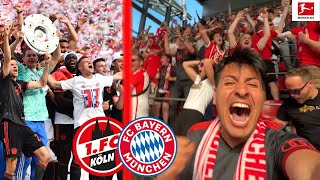 DEUTSCHER MEISTER 2023 DANKE MAINZ ❤️  1 FC Köln vs FC Bayern München XXL Stadionvlog  CedrikTV [upl. by Divadnhoj]