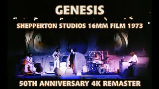 Genesis Shepperton Studios Live 1973 16mm Film  50th Anniversary Remaster 4K [upl. by Jennifer]