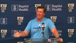 FIU Football Week 6 Coach MacIntyre Press Conferene [upl. by Aznarepse265]