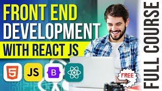 Front End Development Course using REACT JS 33 Hours  Learn HTML amp CSS Bootstrap 5 React JS [upl. by Teraj]