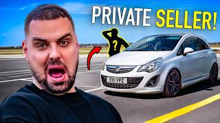 BUYING A SALVAGE VAUXHALL CORSA FROM A PRIVATE SELLER Ft Jesse Collingham [upl. by Shae]