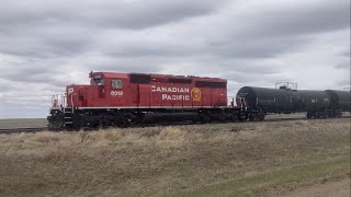 CP B15 drops off cars in the north outskirts of Vulcan AB [upl. by Koerner]