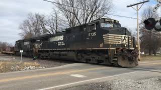 NS 1635 SD402 HighHood Around Mitchell Illinois [upl. by Digirb]