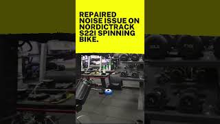 NordicTrack S22i Studio Cycle Making Noise  Replace Faulty Bearings [upl. by Anyl]